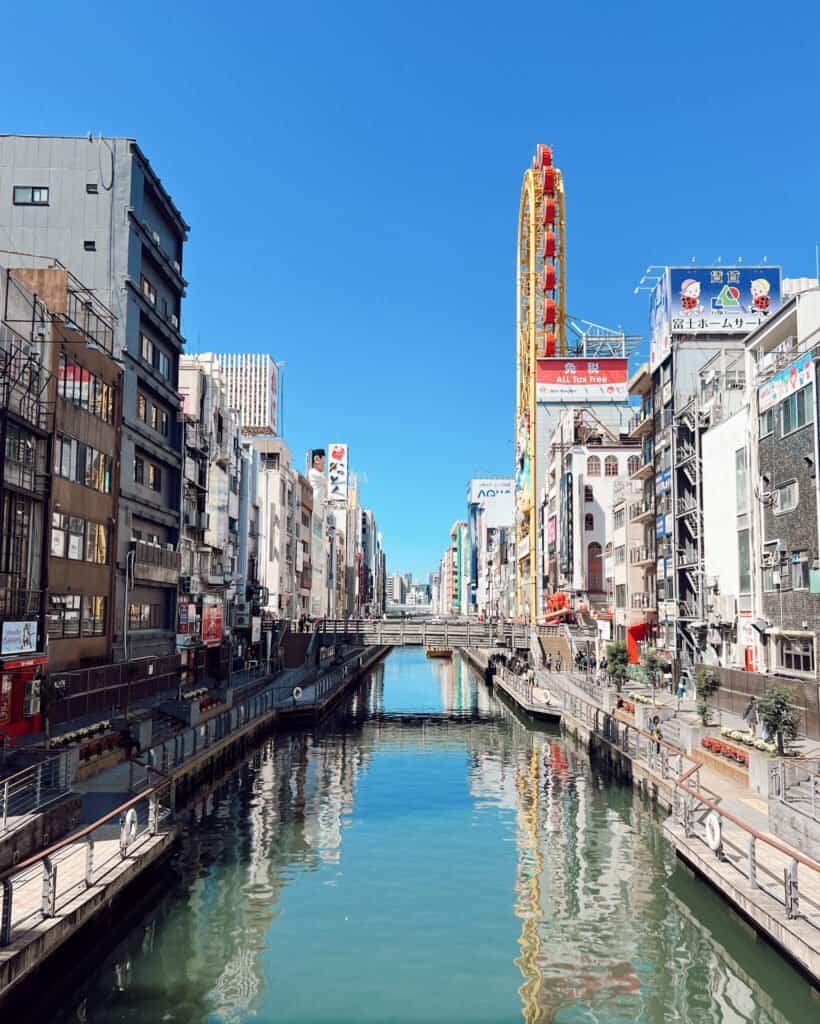 dotonbori osaka bridge street view food tours osaka