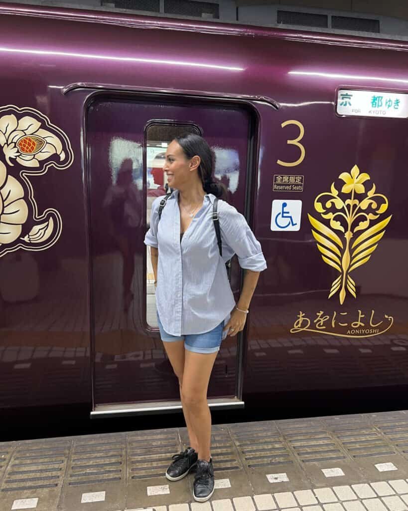 nara kyoto train limited express 2-day itinerary kyoto