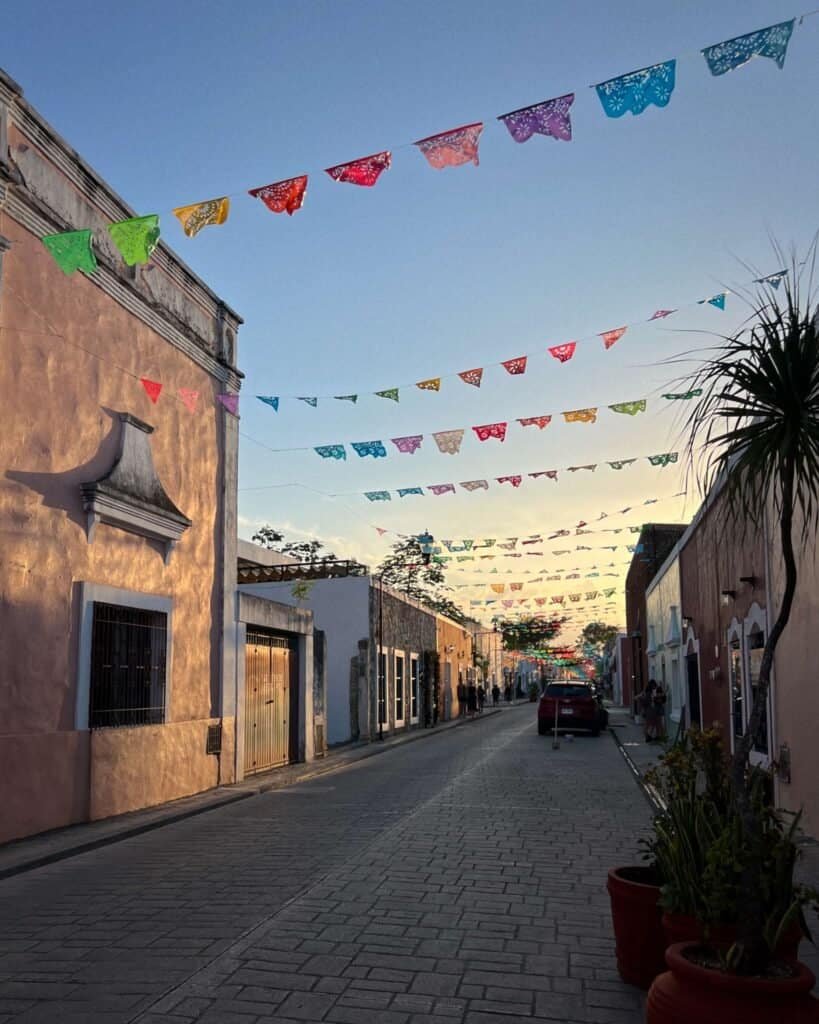 streets of merida mexico sunset safety kit for women travelling solo