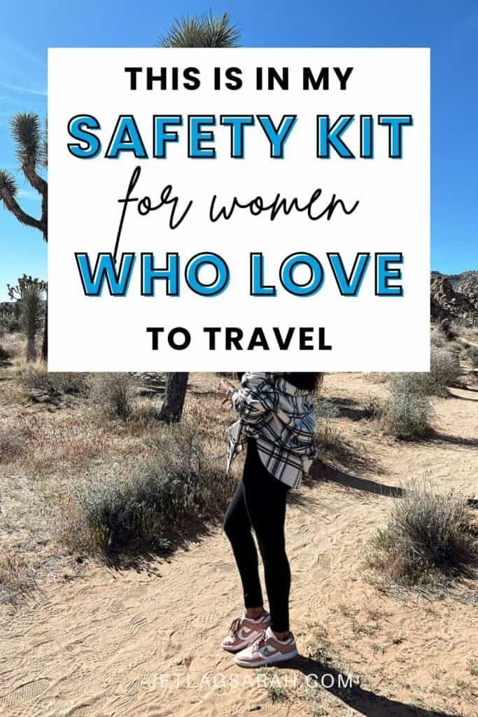 this is in my travel safety kit for women who love to travel