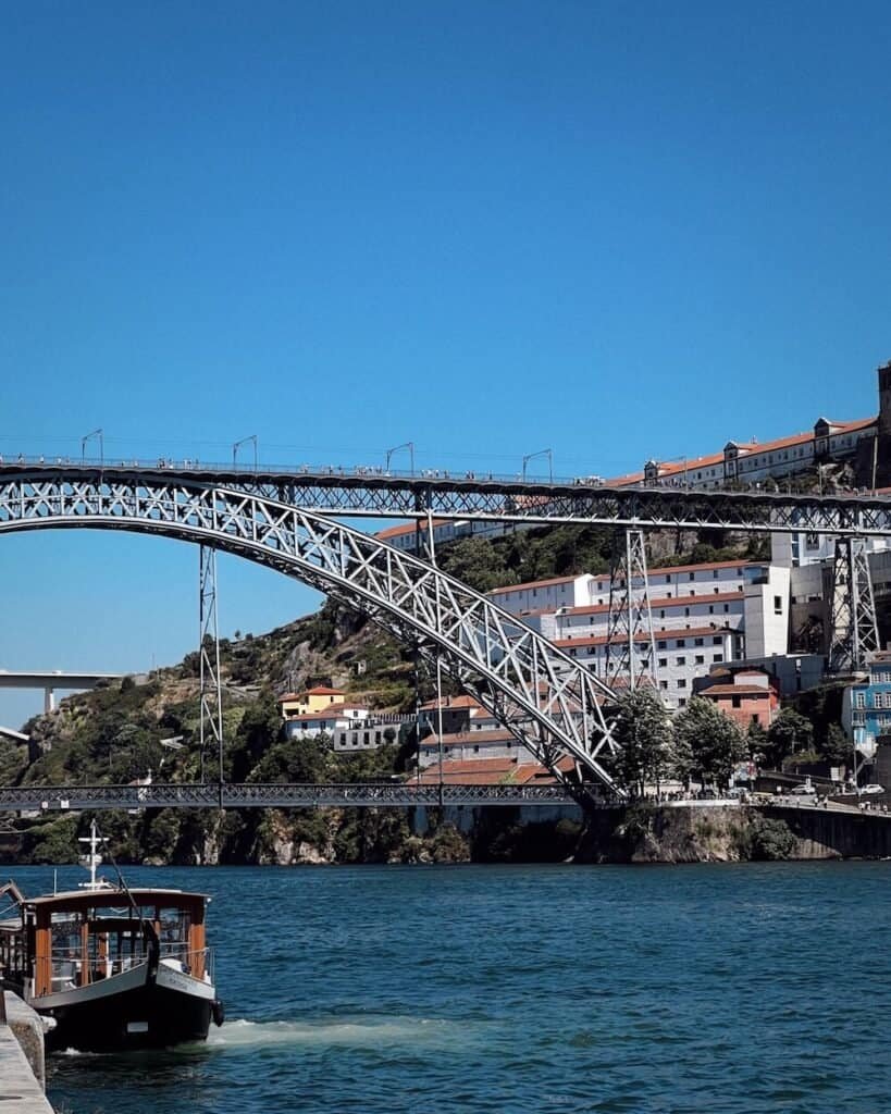 dom luis I bridge in porto jetlag sarah solo female travel guide to Portugal